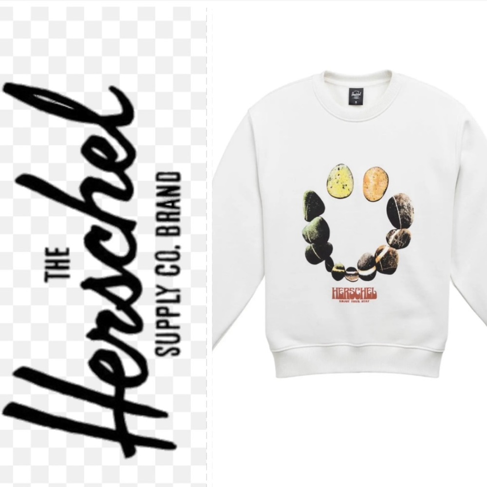 Herschel Supply Company White Sweatshirt